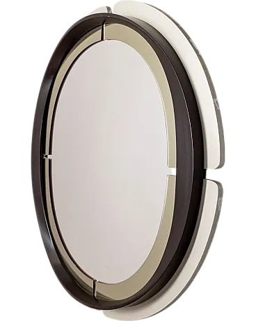 Two-tone wall mirror, 1970s