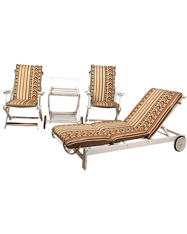 4 Lounger by Clara Agnelli for Fratelli Reguitti, 1970s