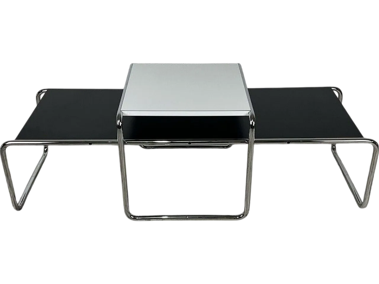 Pair of Laccio coffee tables by Marcel Breuer for Gavina, 1970s 16