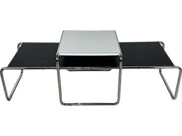 Pair of Laccio coffee tables by Marcel Breuer for Gavina, 1970s