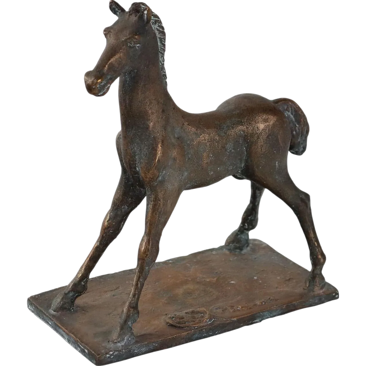 Cavallo in bronzo di Eros Pellini, fine '900 8