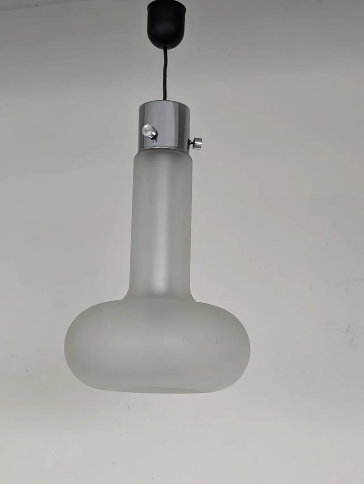 Lampada a sospensione convessa di Cierre Lampadari, anni '70 5