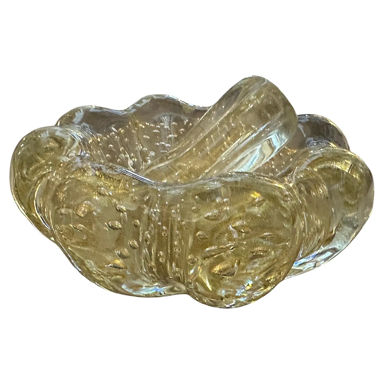 Bullicante Murano glass ashtray by Barovier, 1960s 1