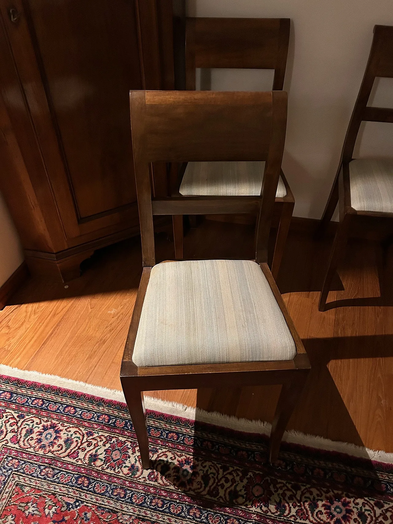 6 Italian chairs in Biedermeier style, 20th century 5