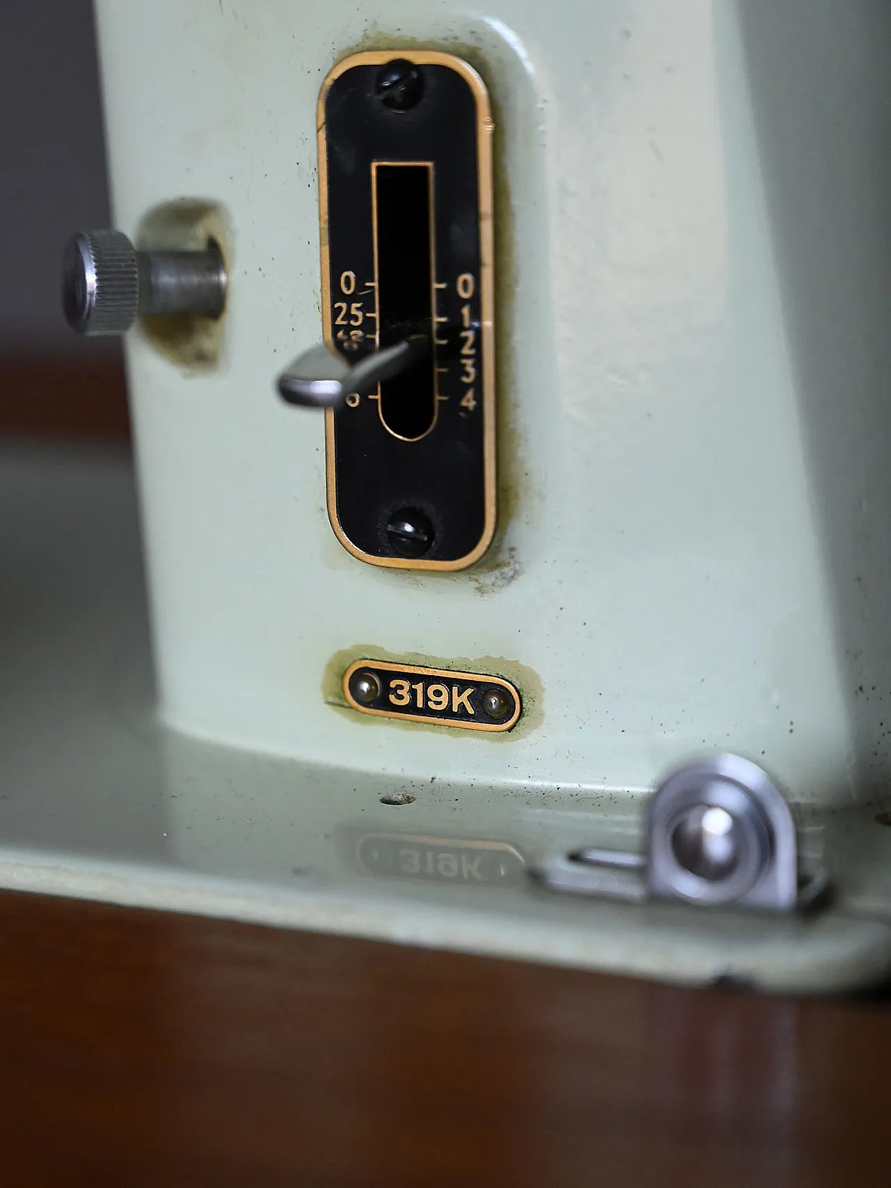 Desk with Singer sewing machine, 1970s 12