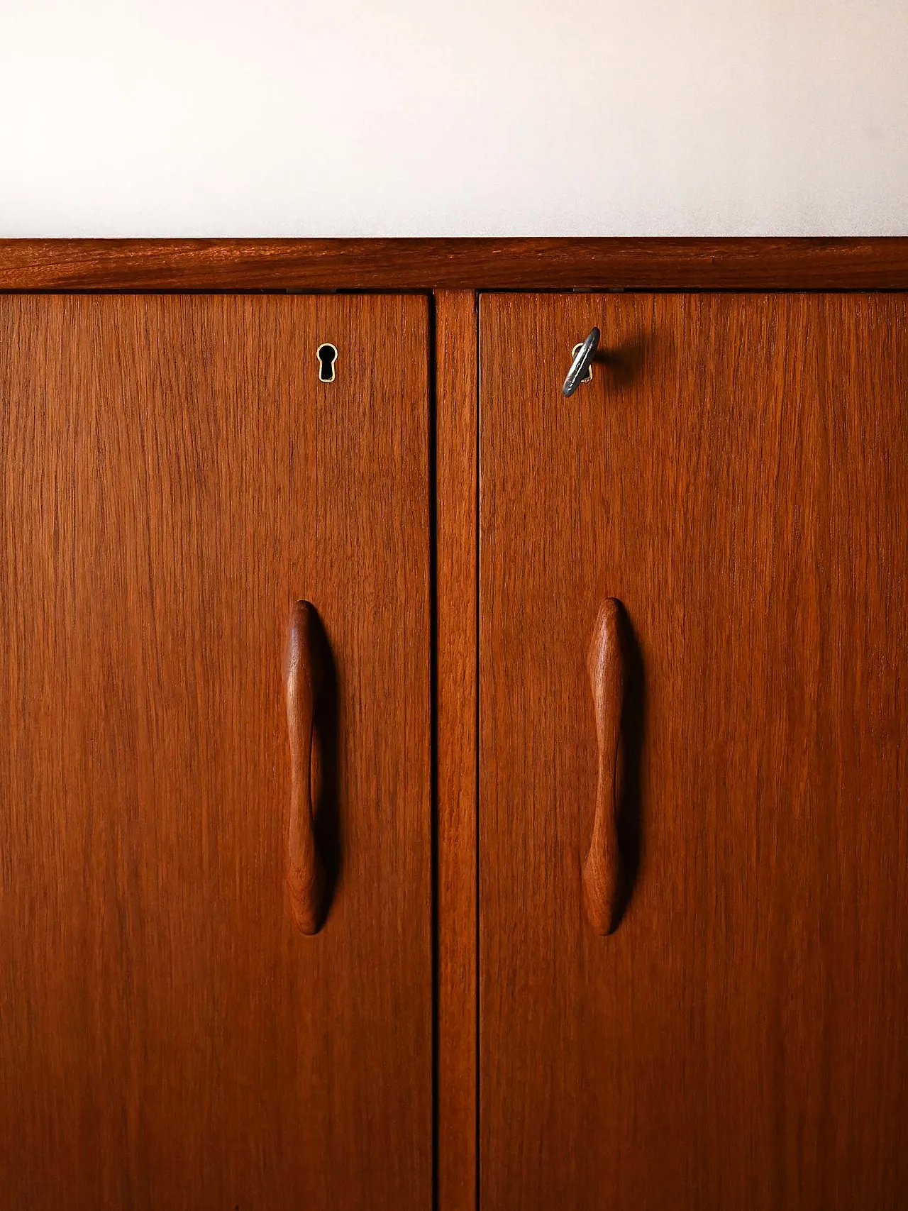 Scandinavian teak highboard, 1960s 8