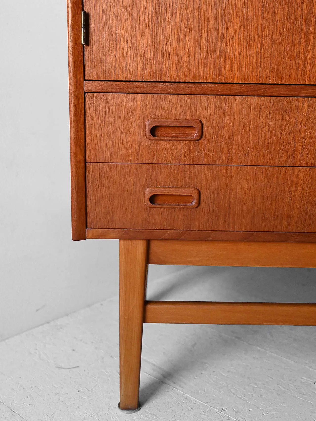 Scandinavian teak highboard, 1960s 9