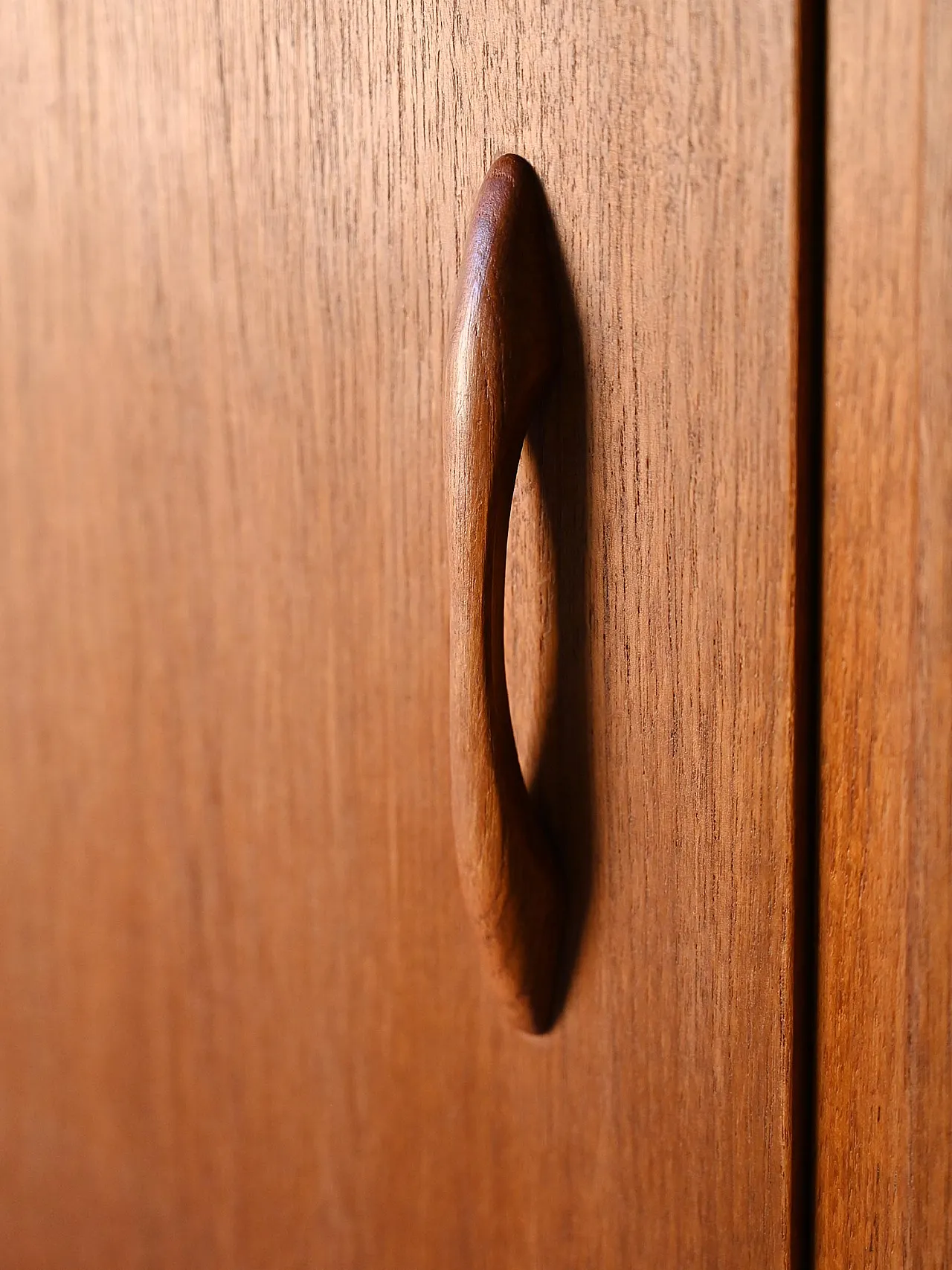 Scandinavian teak highboard, 1960s 10