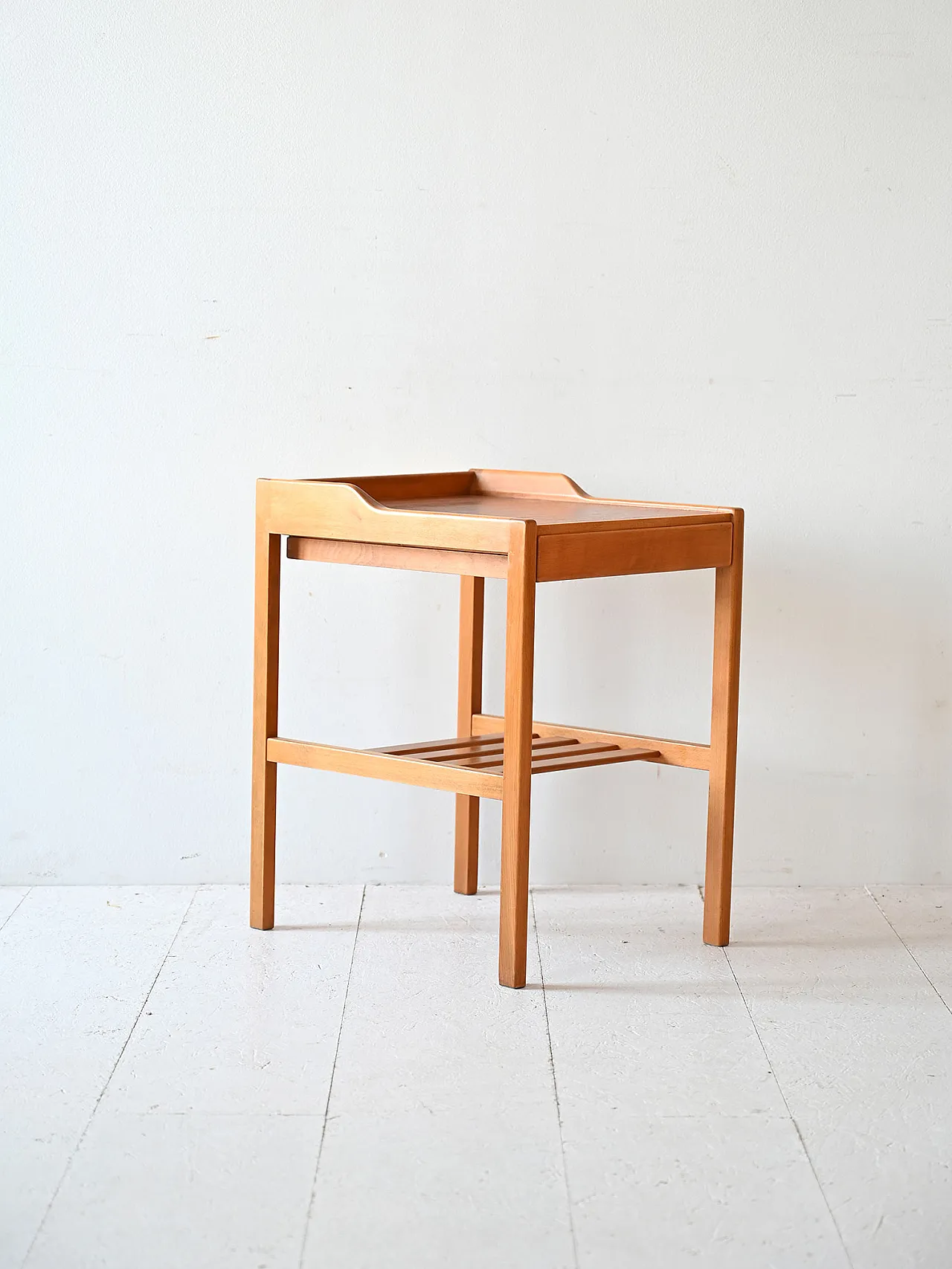 Scandinavian teak bedside table 3