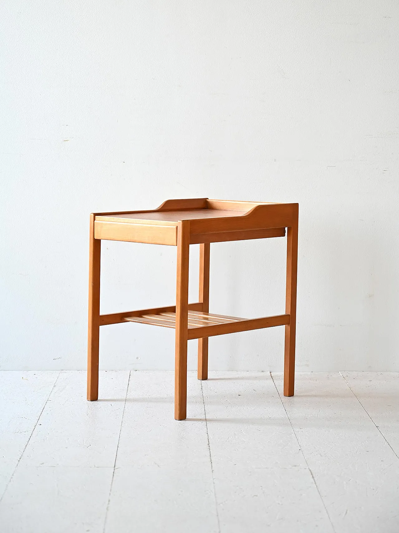 Scandinavian teak bedside table 4