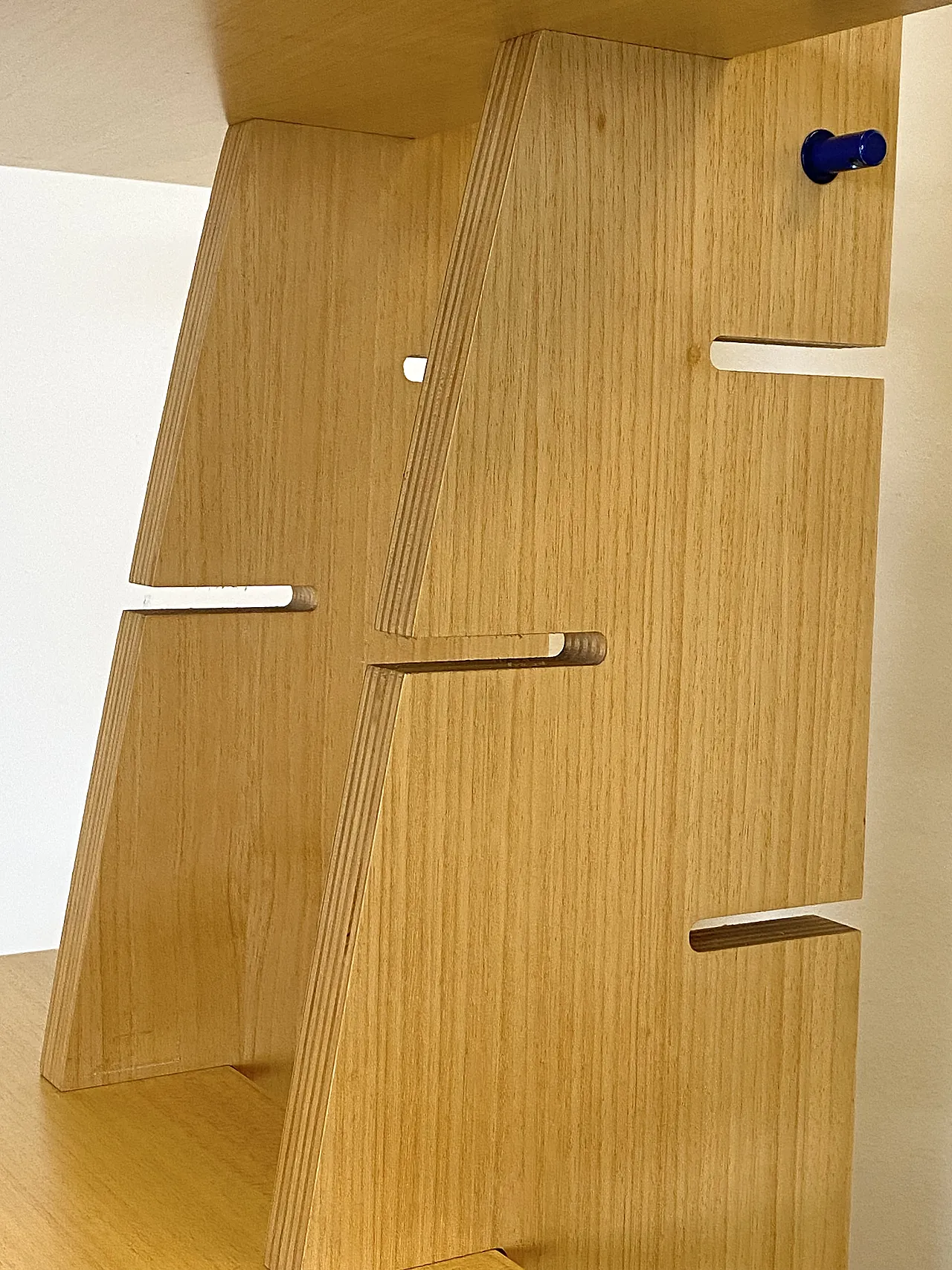 Ash wood bookcase, 1970s 13