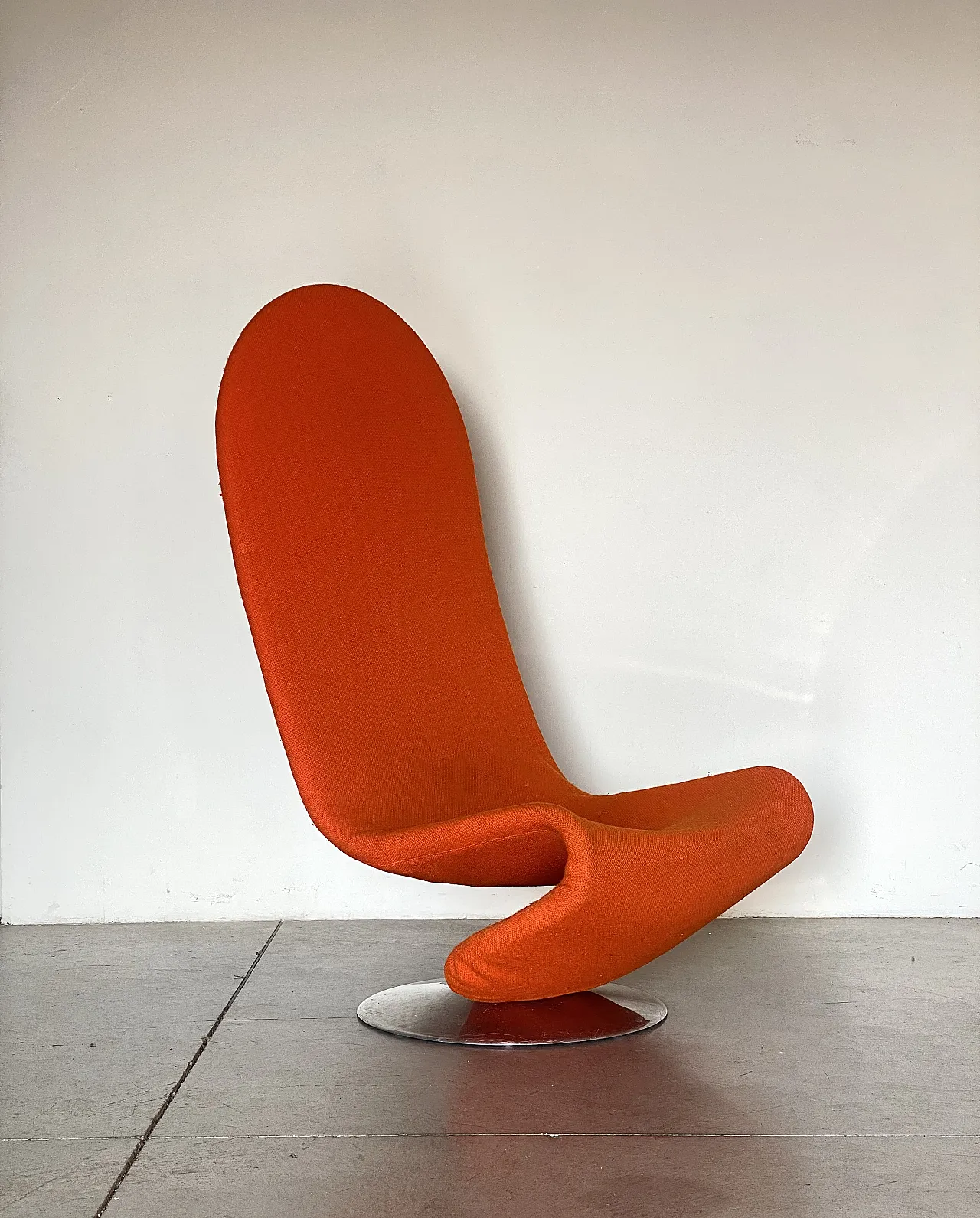 Series 1 2 3 swivel chair by Verner Panton 5