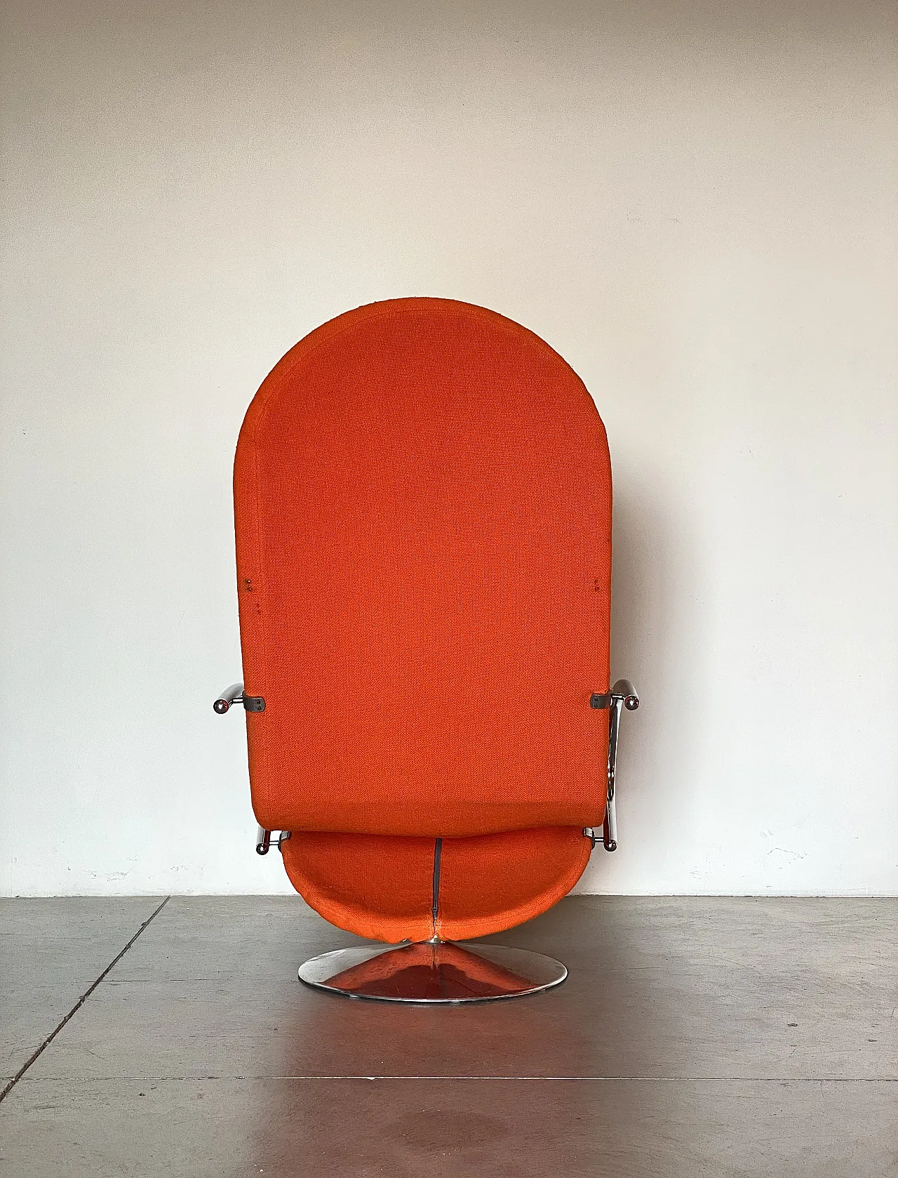 Coppia di poltrone girevoli serie 1 2 3 di Verner Panton, anni '70 6