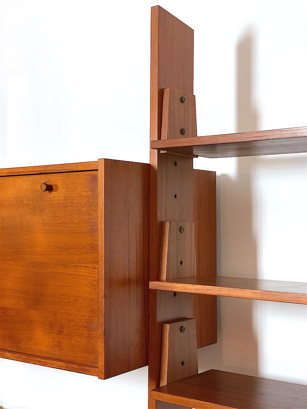 2-bay double-sided bookcase, 1960s 13