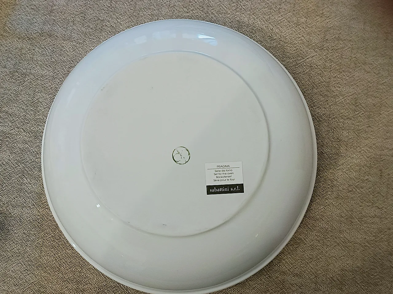 Lino Sabbatini round serving plate, 2000 6