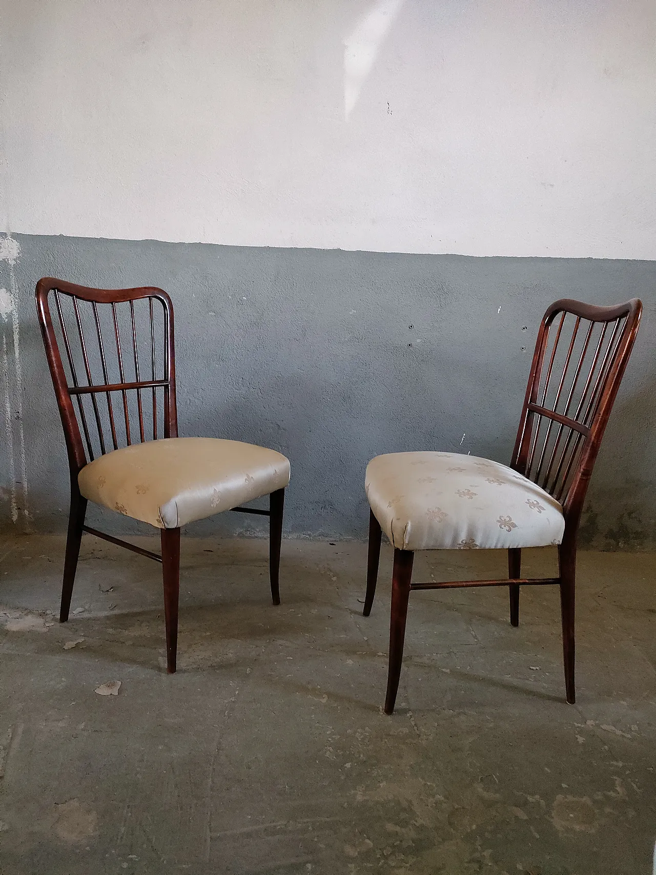 4 chairs by Paolo Buffa, 50s 6