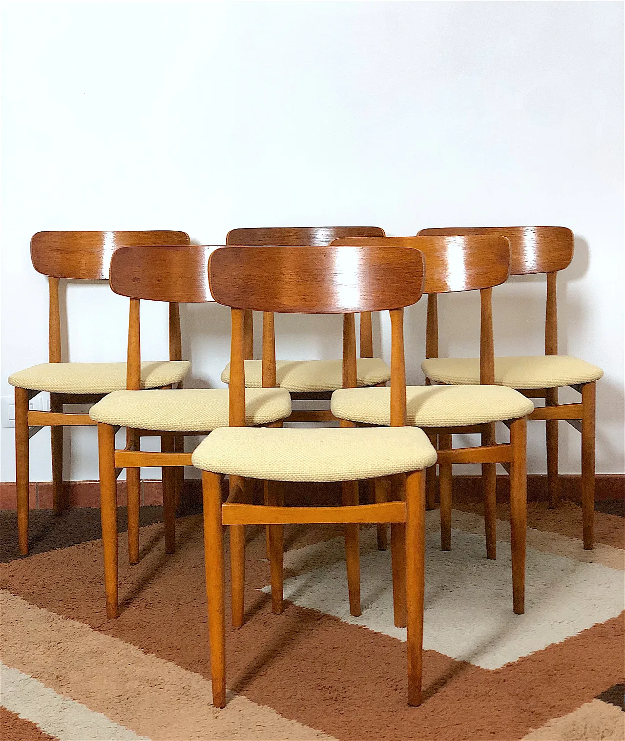 6 Mid Century chairs, 60s 5