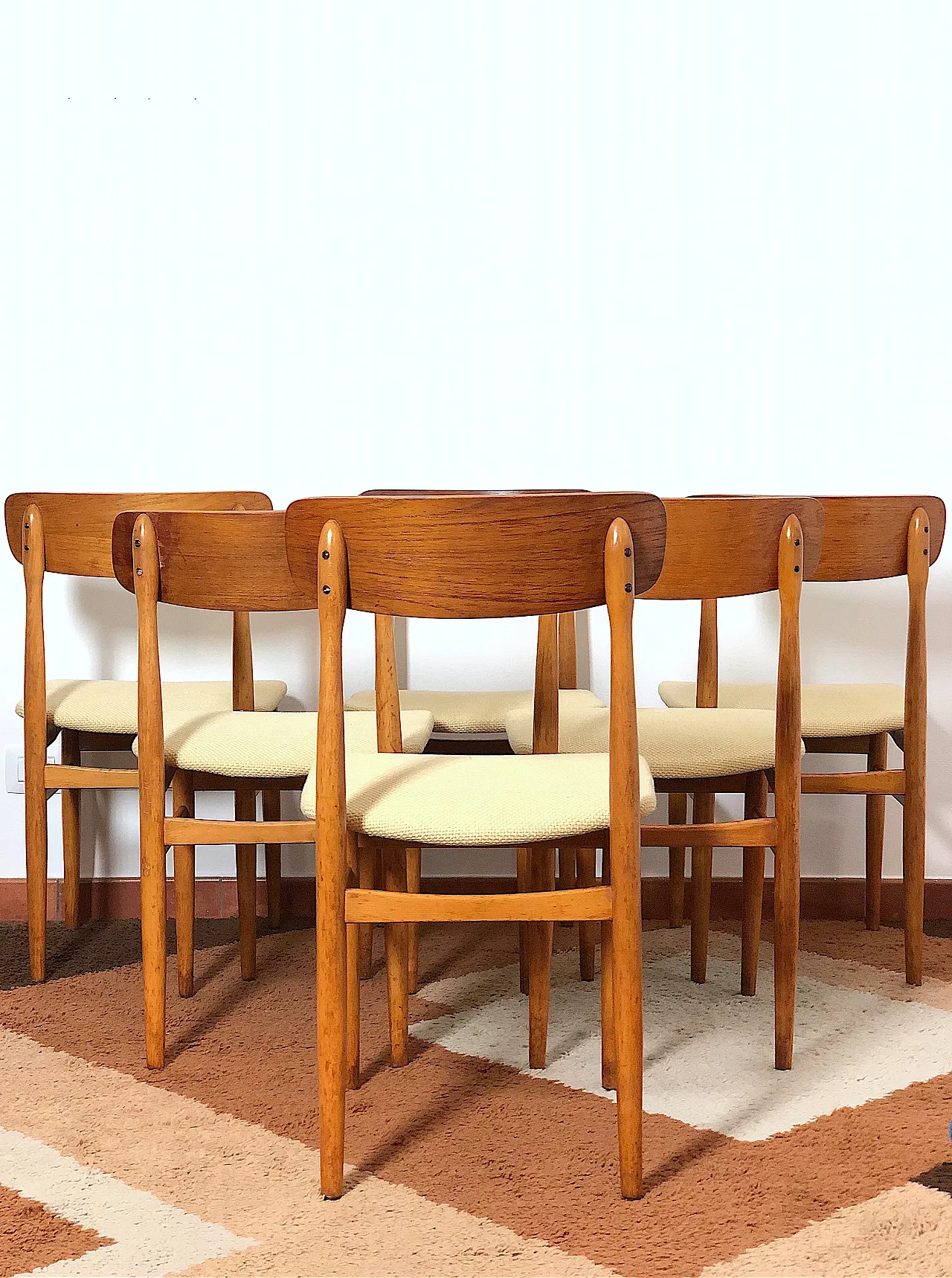 6 Mid Century chairs, 60s 8