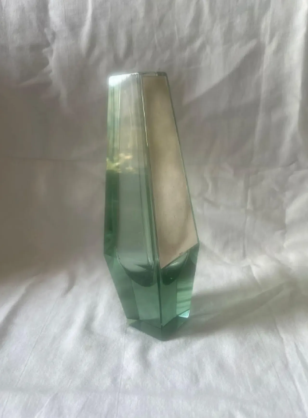 Glass vase in the style of Alessandro Mandruzzato, 1970s 3