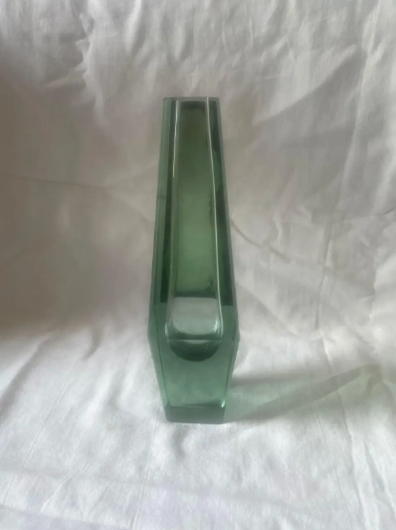 Glass vase in the style of Alessandro Mandruzzato, 1970s 4