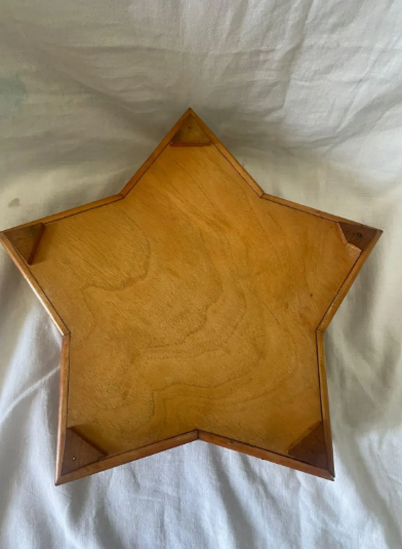 Star-shaped walnut and rosewood box, 1950s 6