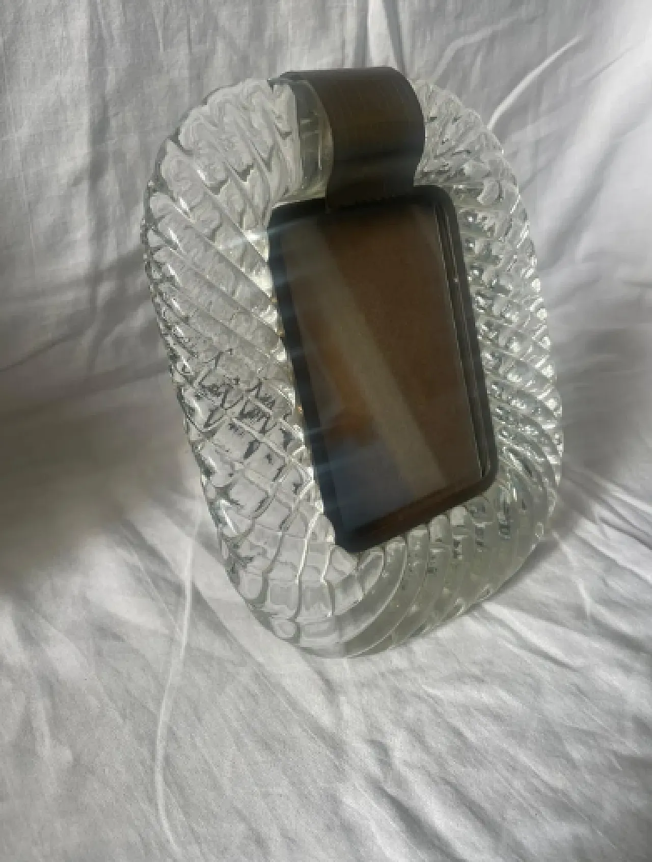 Twisted glass photo frame by Barovier and Toso, 1940s 2