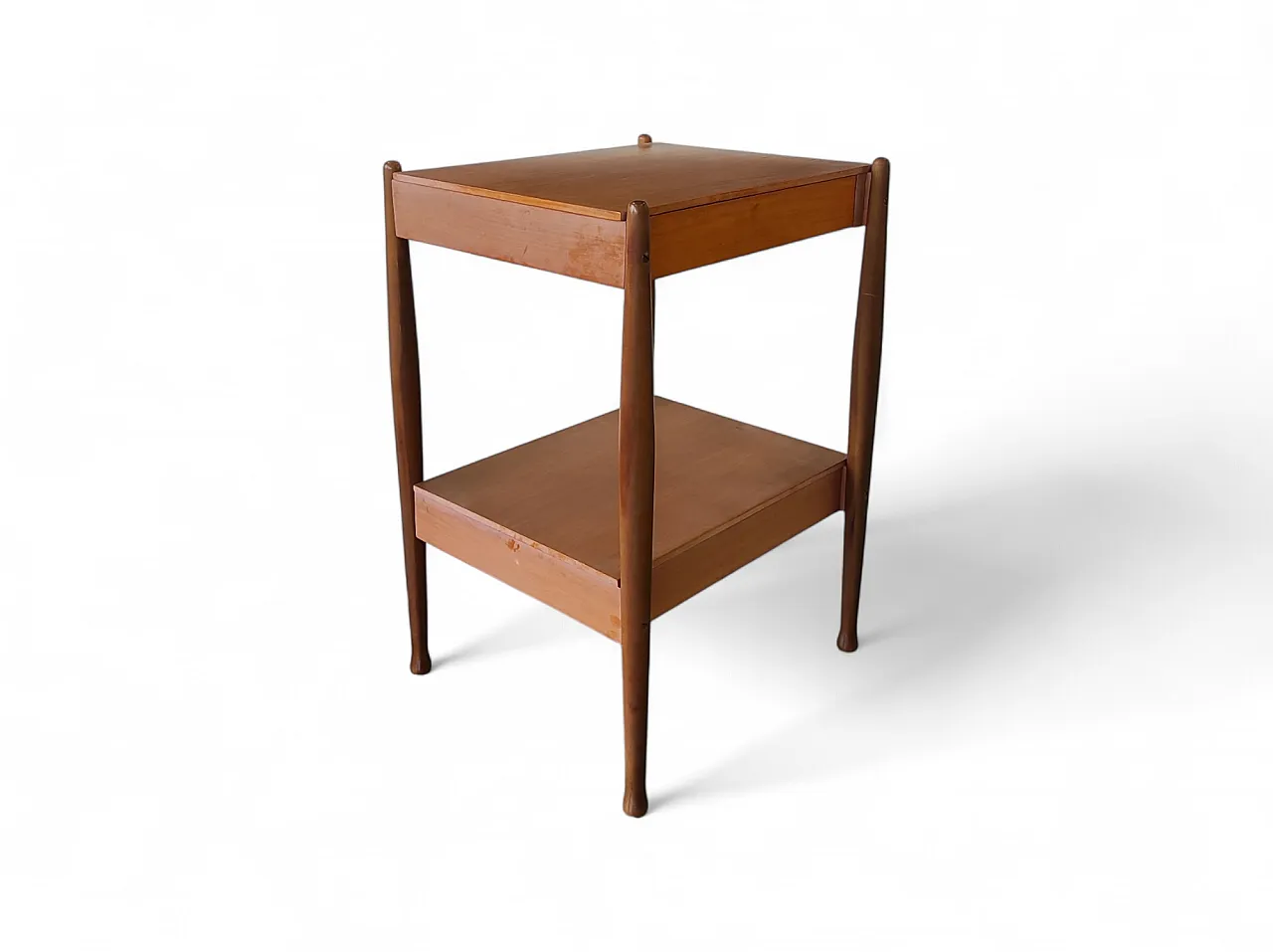 Bedside table with drawer by Fratelli Reguitti, 1960s 8