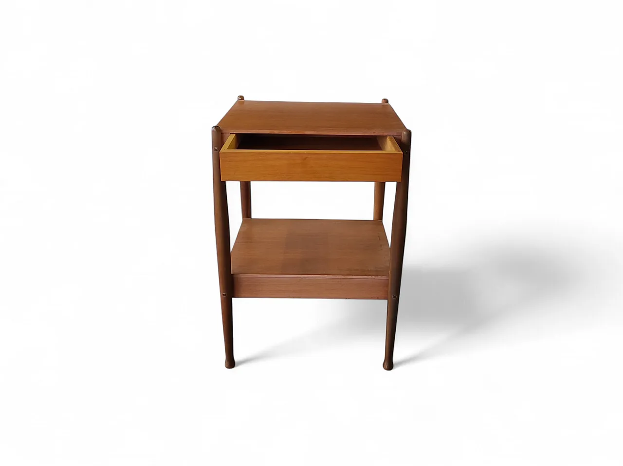 Bedside table with drawer by Fratelli Reguitti, 1960s 9