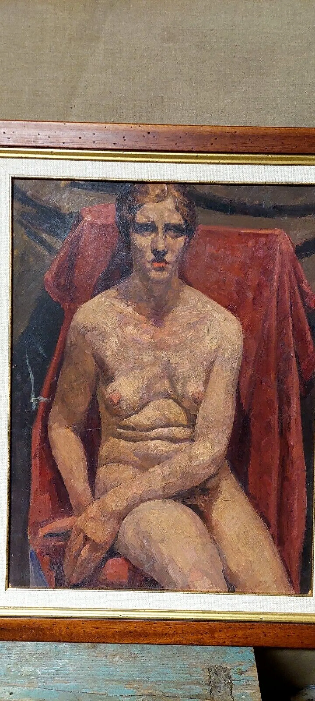 Filadelfo Simi attr., Female nude, oil on cardboard, late 19th century 8