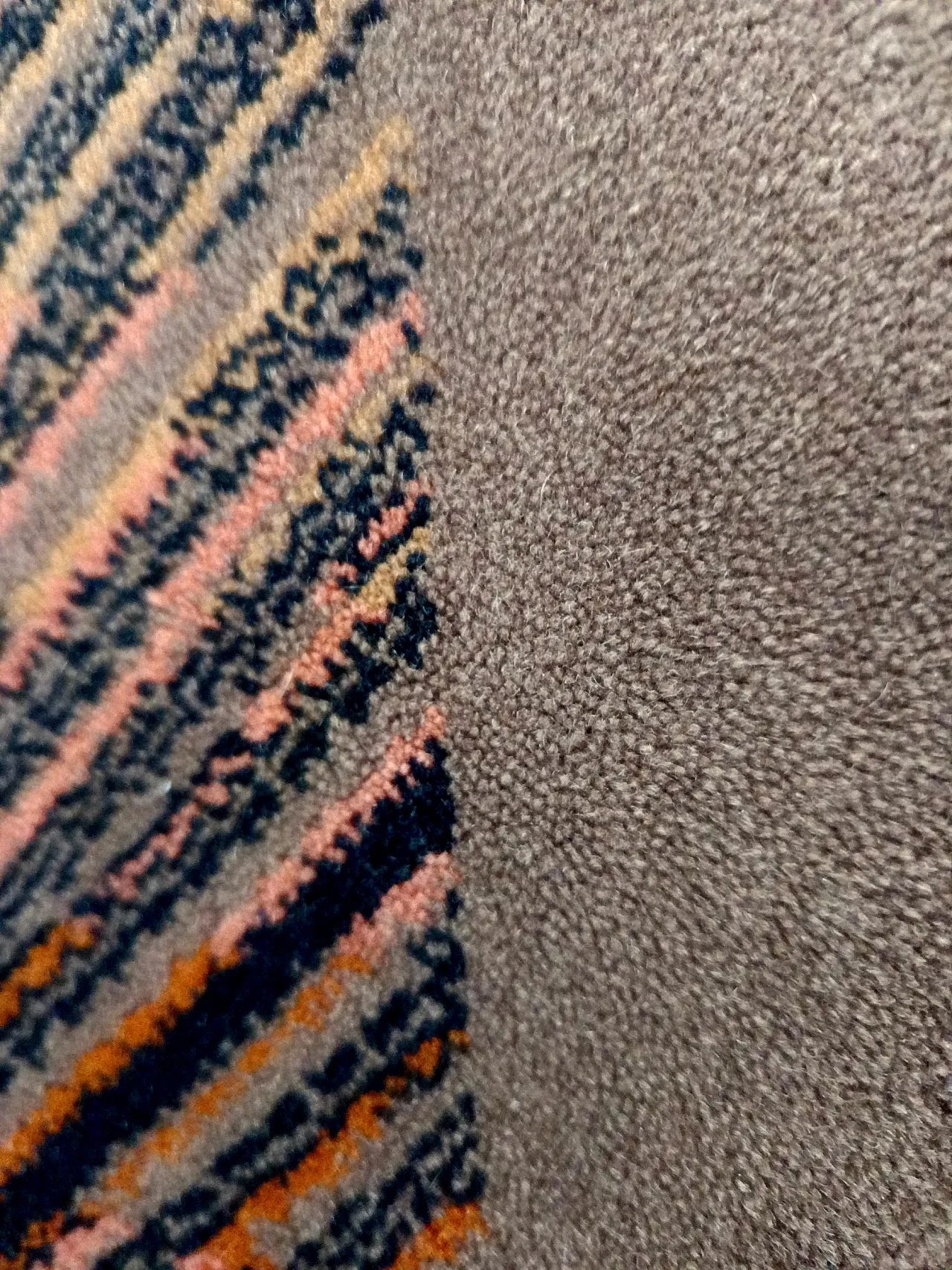 Rectangular Brown Wool Carpet by Missoni, Italy 1980s 8