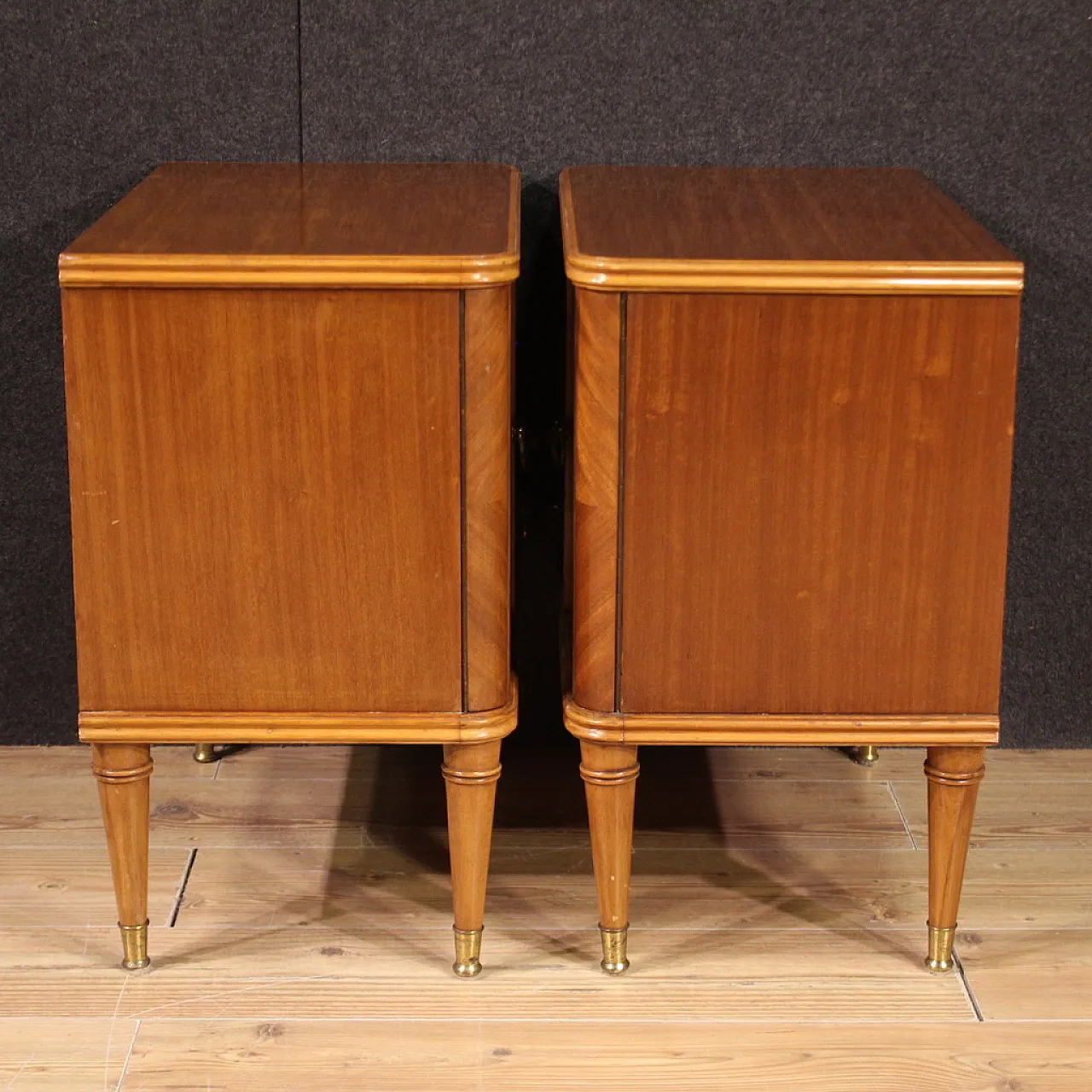 Pair of Italian designer bedside tables, 20th century 6