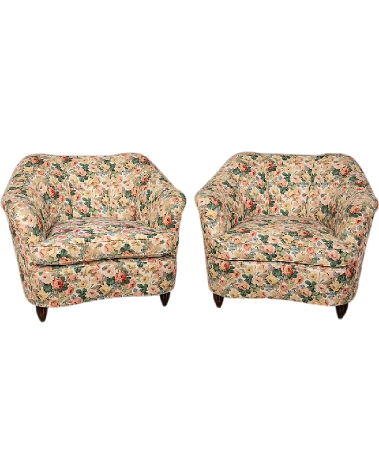 Pair of armchairs by Gio Ponti for Casa e Giardino, 1950s 9