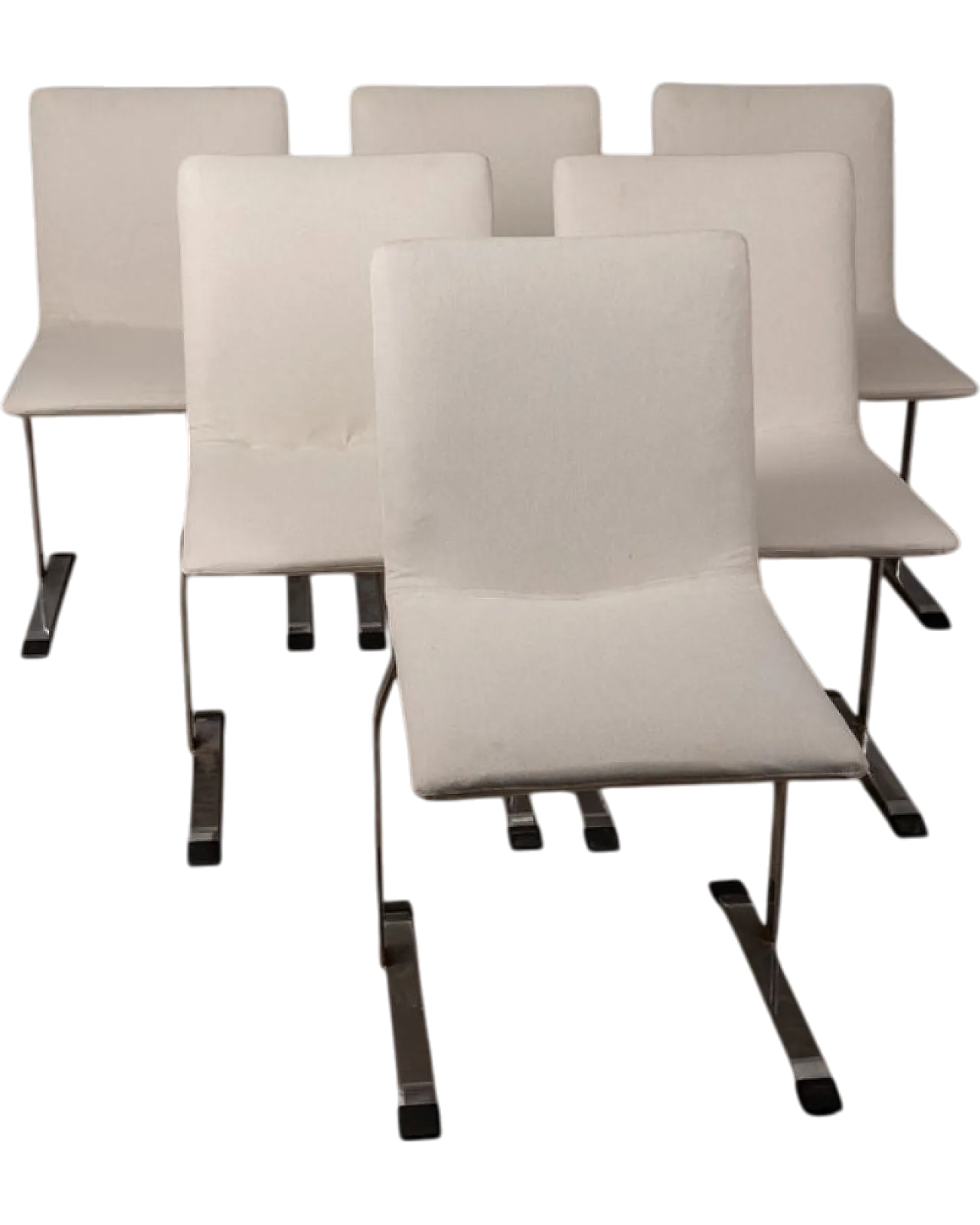 6 Inaly dining chairs by Giovanni Offredi for Saporiti, 1970s 10