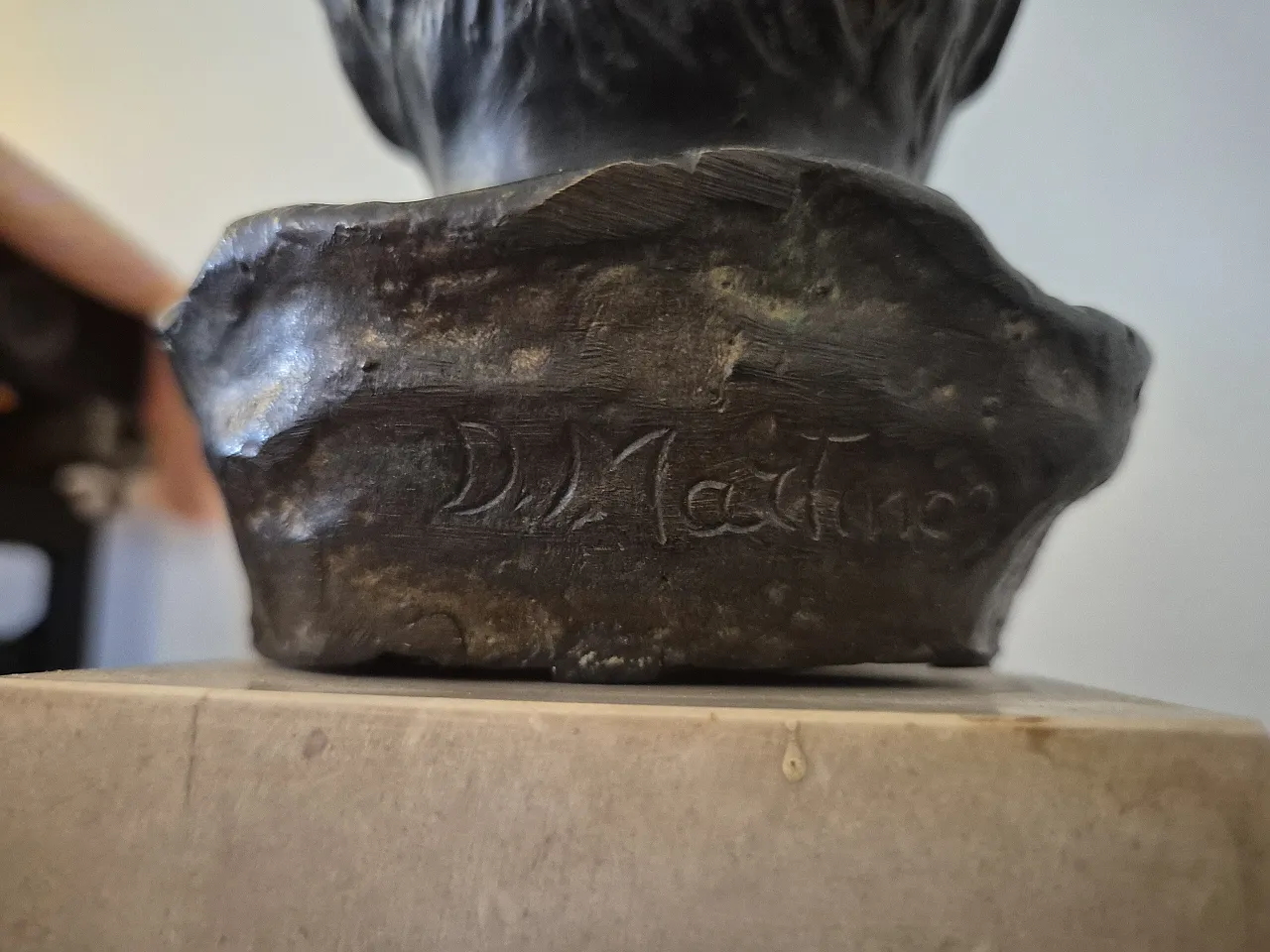 Busto in bronzo di De Martino, primo '900 10