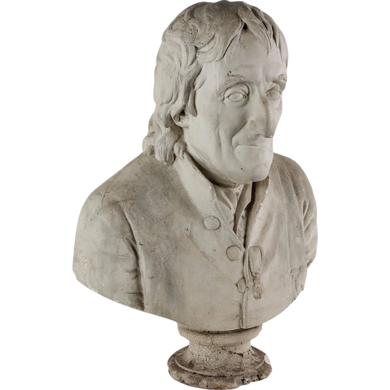 Plaster male bust, late 20th century 9