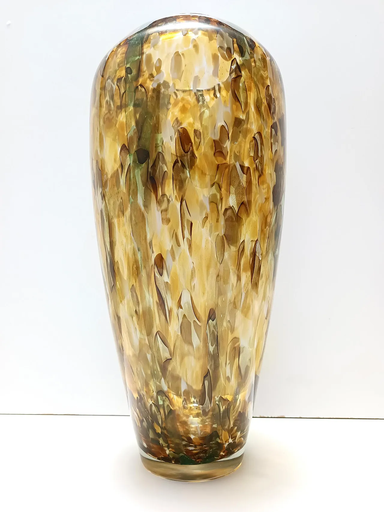 Murano glass vase in Fratelli Toso style with aventurine, '900 5