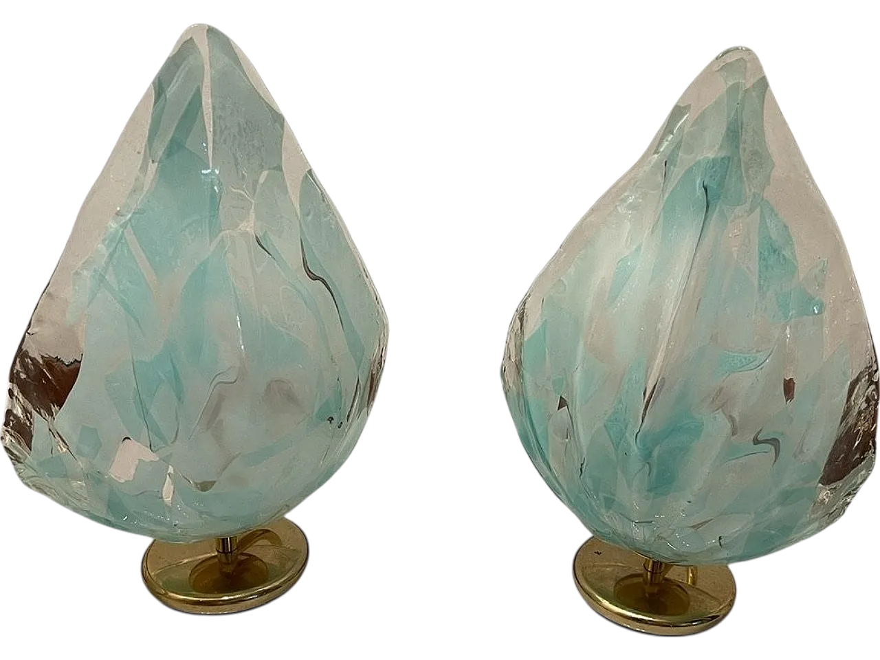 Murano Glass Table Lamps by La Murrina, 1970s, Set of 2 10