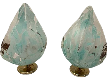 Murano Glass Table Lamps by La Murrina, 1970s, Set of 2