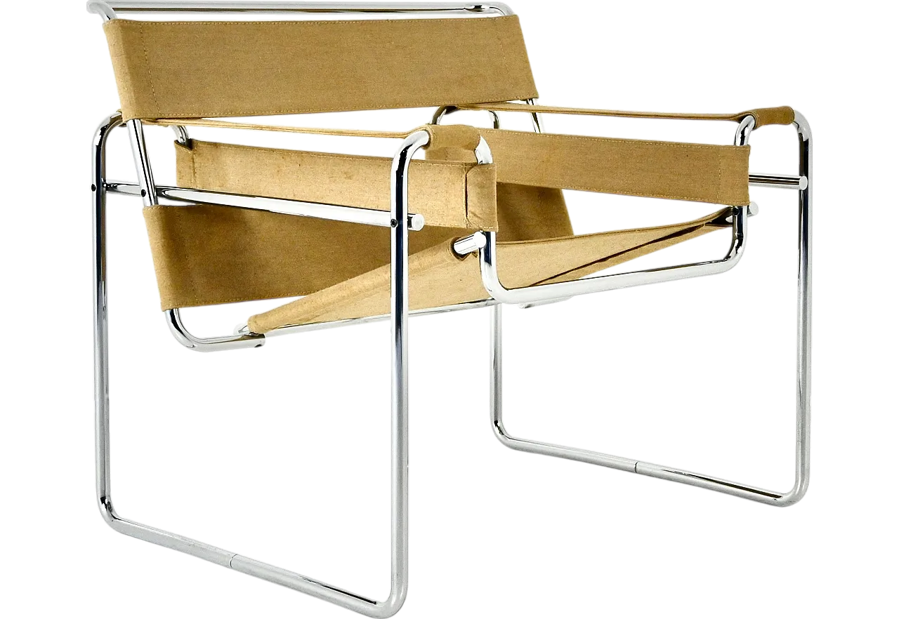 "Wassily" Armchair by Marcel Breuer for Gavina, 1970s 12