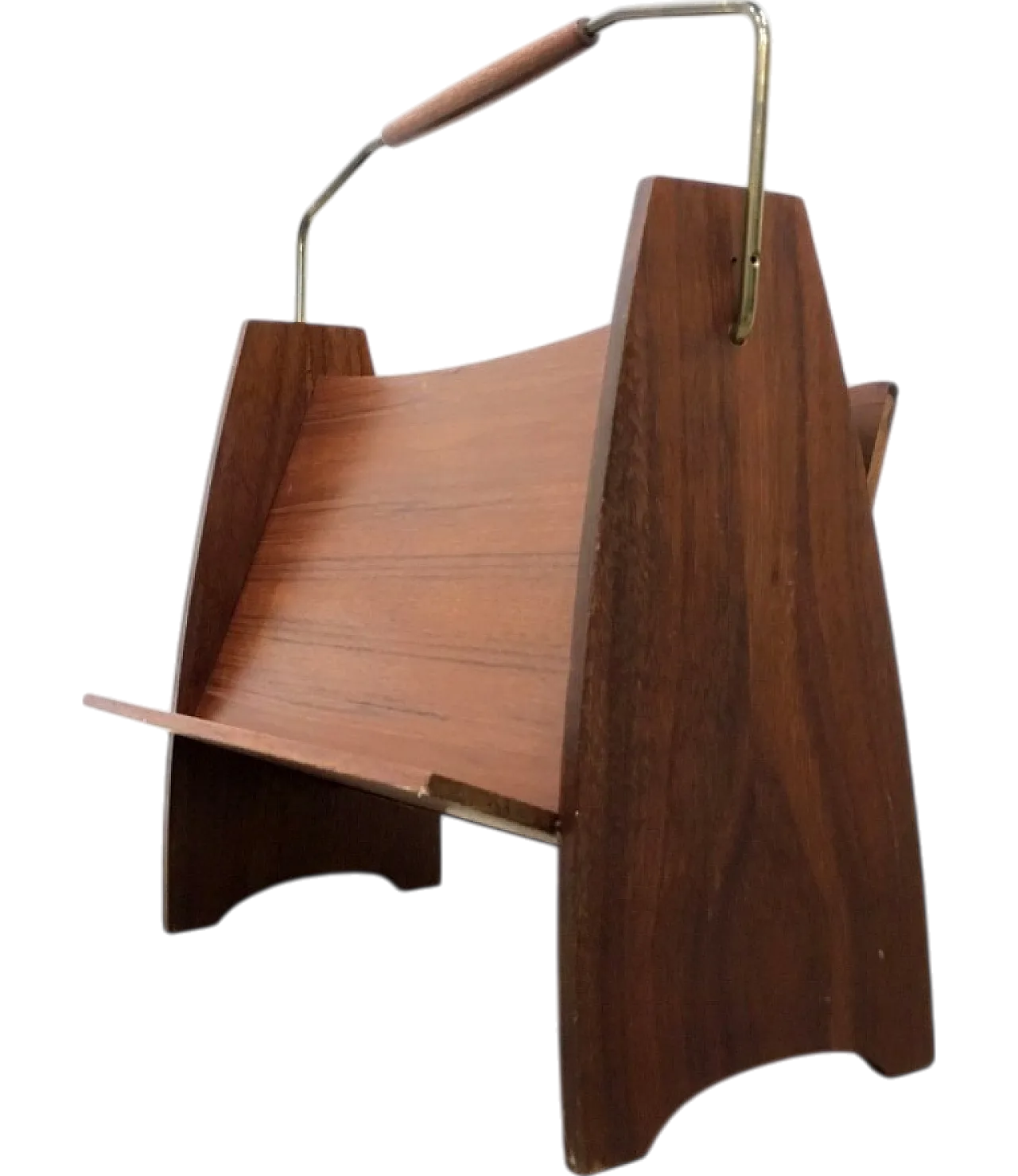 Teak magazine rack, 60s 12