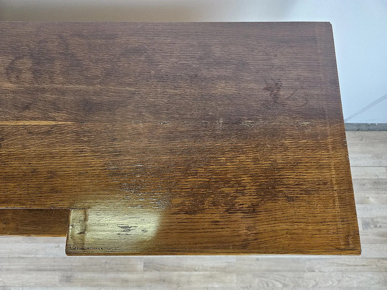 Art Decò sideboard in walnut-stained beech, 1950s 4