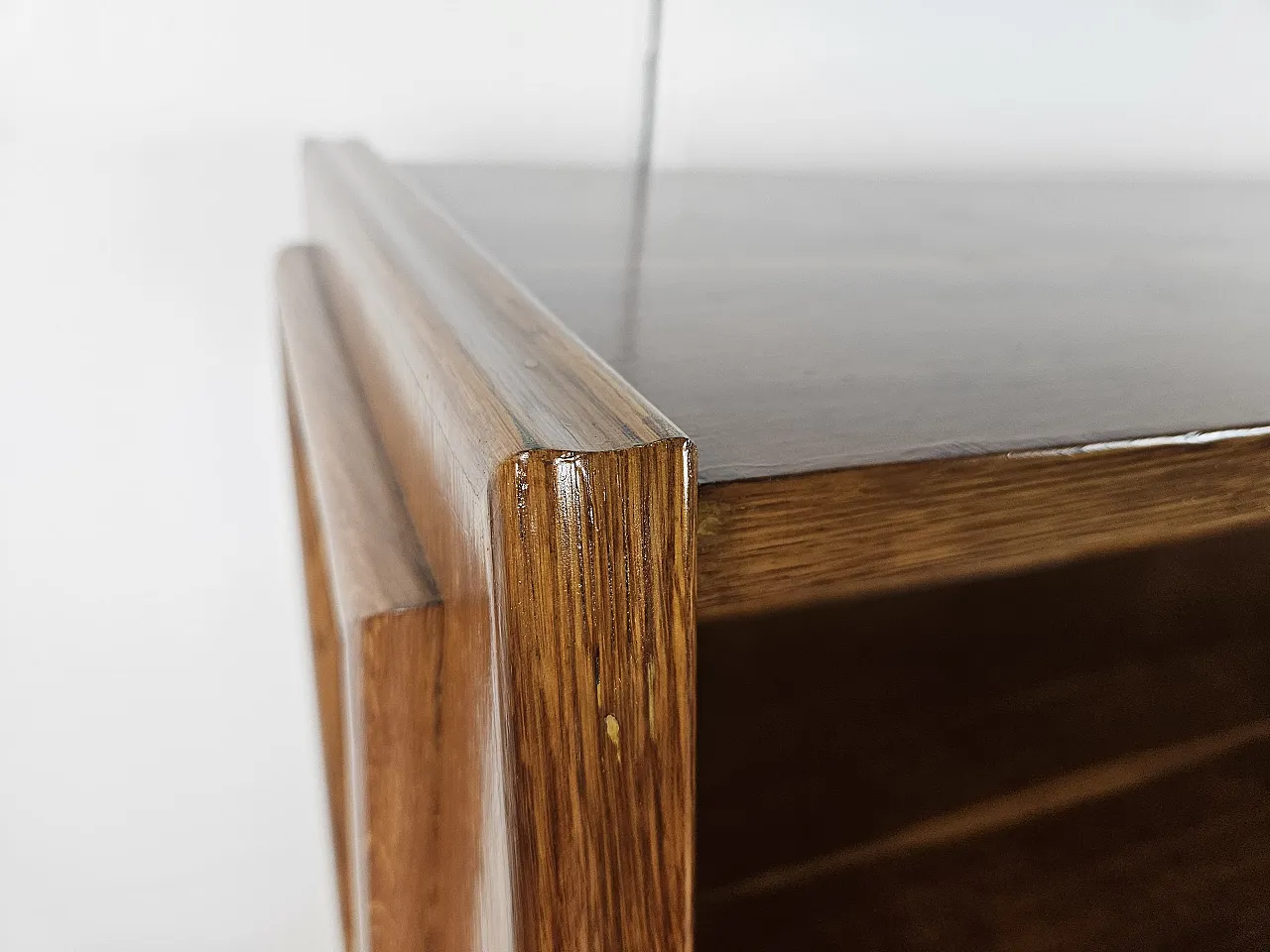 Art Decò sideboard in walnut-stained beech, 1950s 7