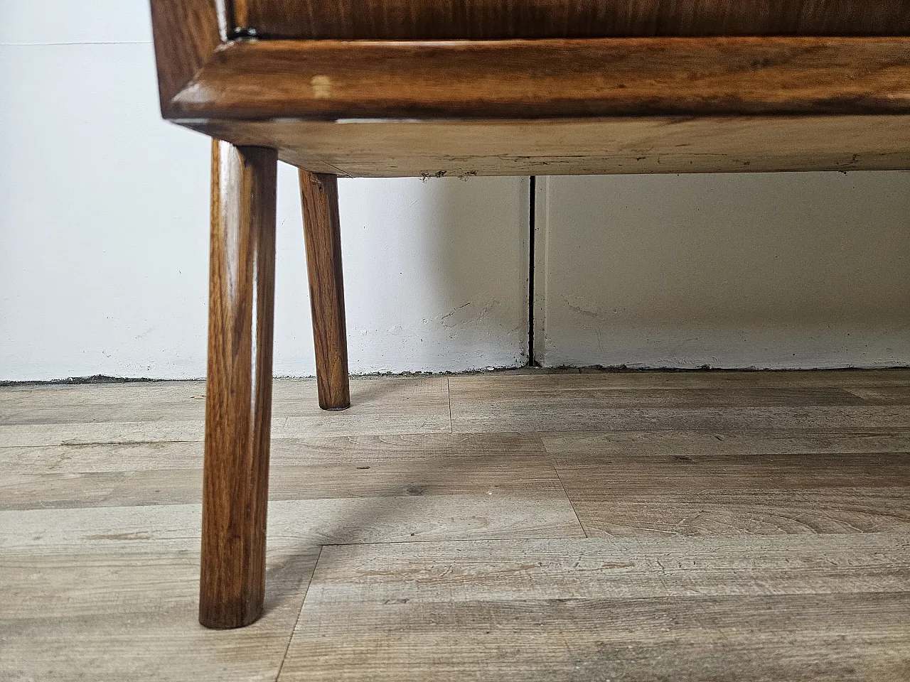 Art Decò sideboard in walnut-stained beech, 1950s 27