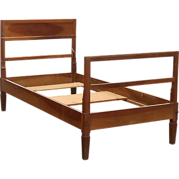 Direttorio bed in walnut, early 19th century