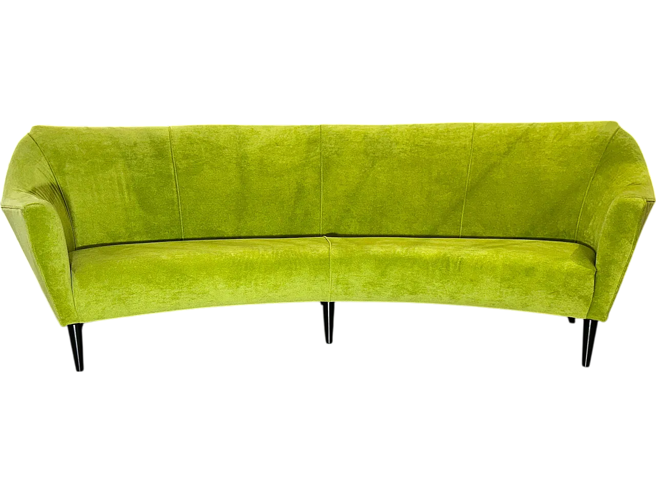 Green mid-century sofa, 50s 10