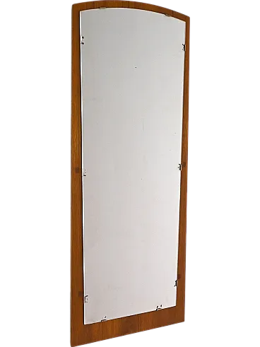 Scandinavian mirror with teak frame, 60s