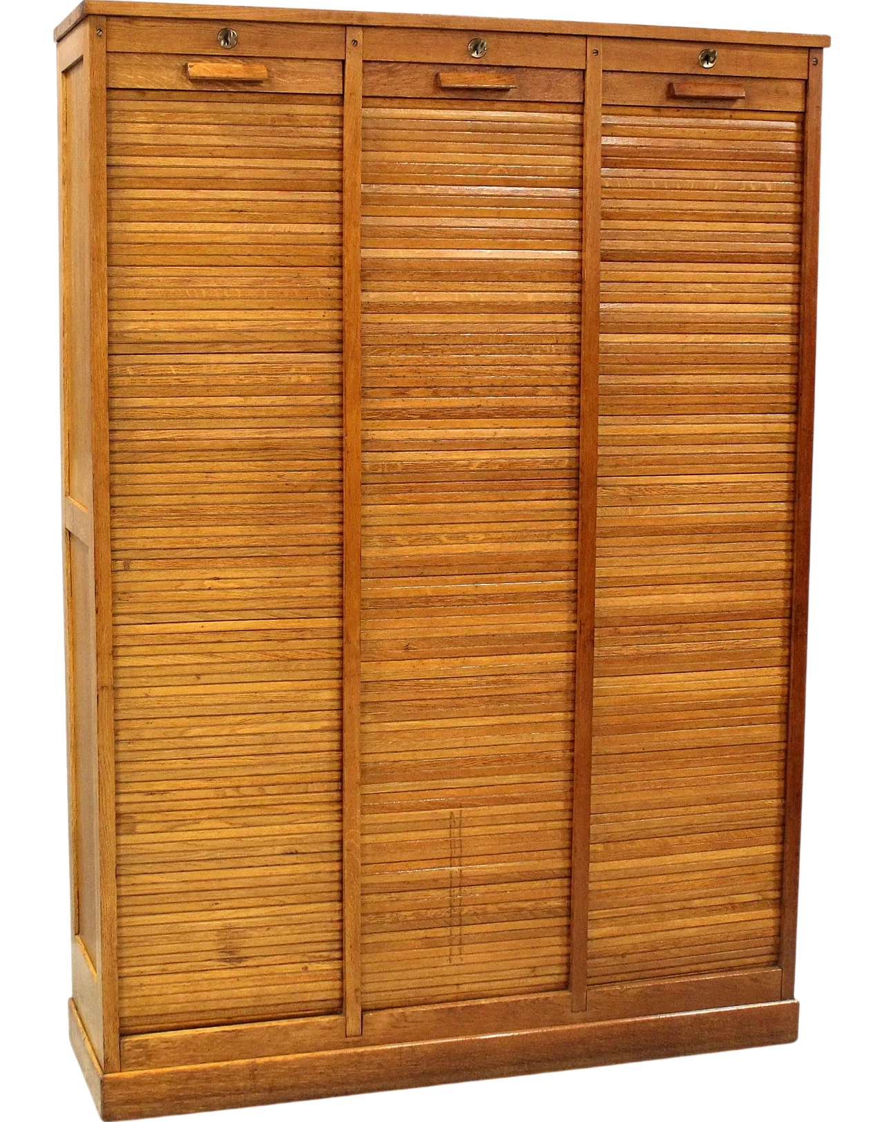 Filing cabinet with oak filing cabinet shutter, early 20th century 9