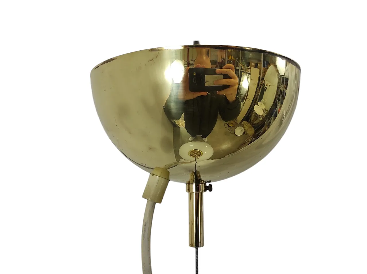 Space Age pendant lamp by Res Murano, Italy 1970s 3