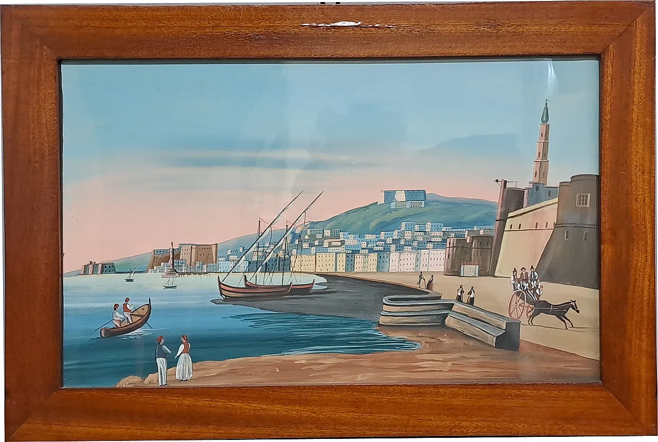 4 gouaches, Napoli, '900 3