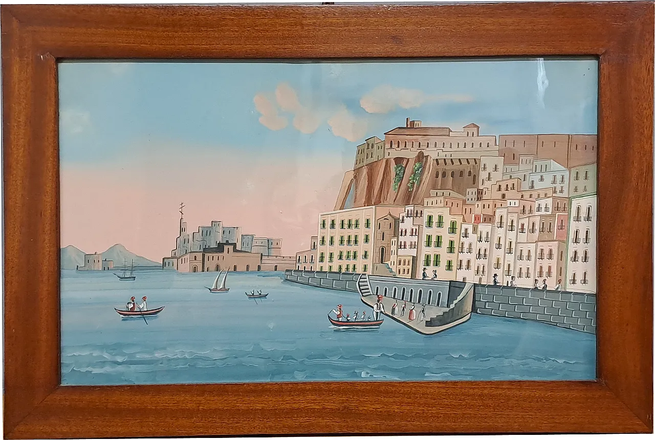 4 gouaches, Napoli, '900 4